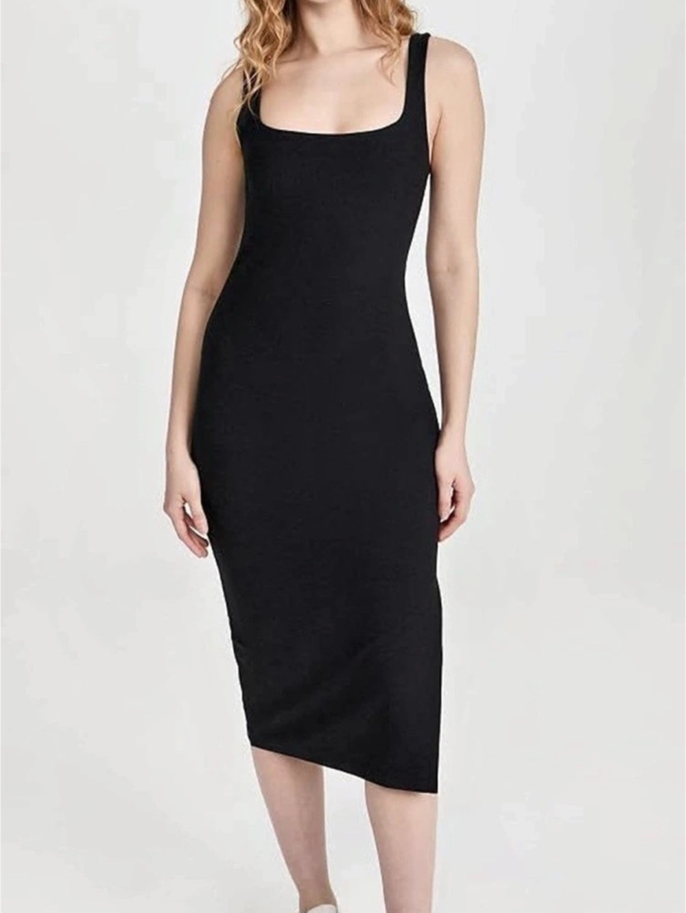 Beyond Yoga Spacedye Icon Midi Dress in Darkest Night